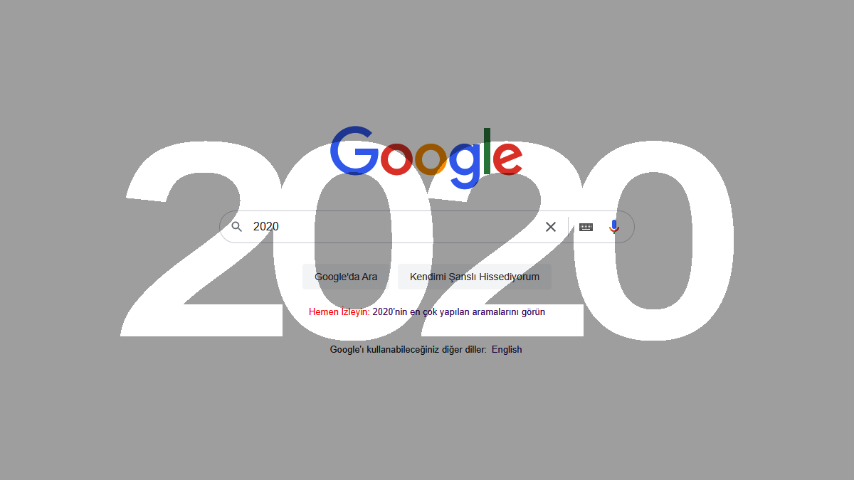 2020'de Google'da en çok ne arandı?